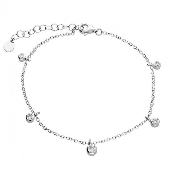 Sterling Silver Bracelet 19cm
