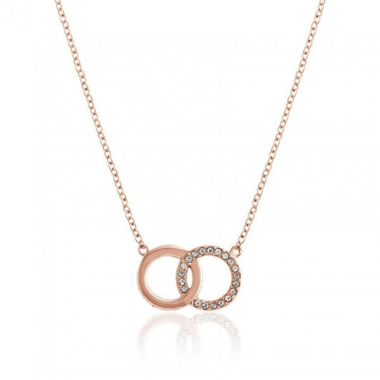 Classics Rose Gold Interlink Necklace