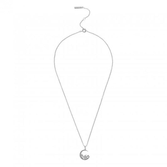 Celestial Silver Moon Necklace