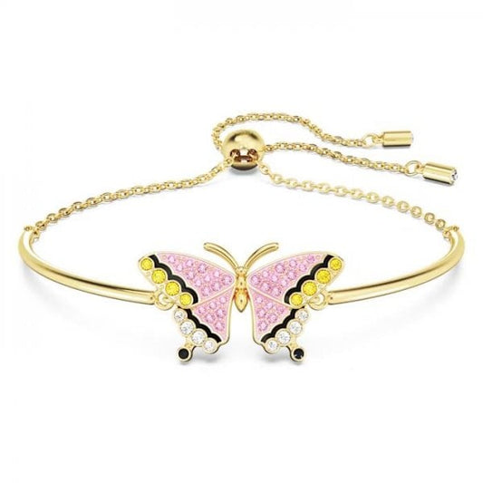 Idyllia bracelet Butterfly, Multicoloured, Gold