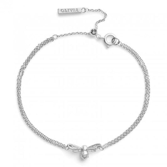 Lucky Bee Silver Bee Bracelet