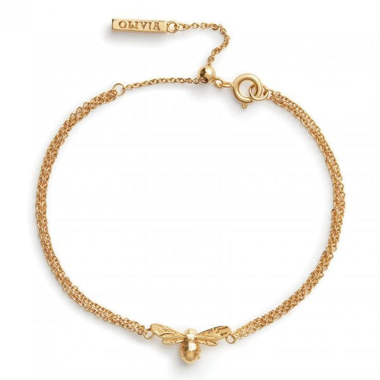Lucky Bee Gold Bee Bracelet