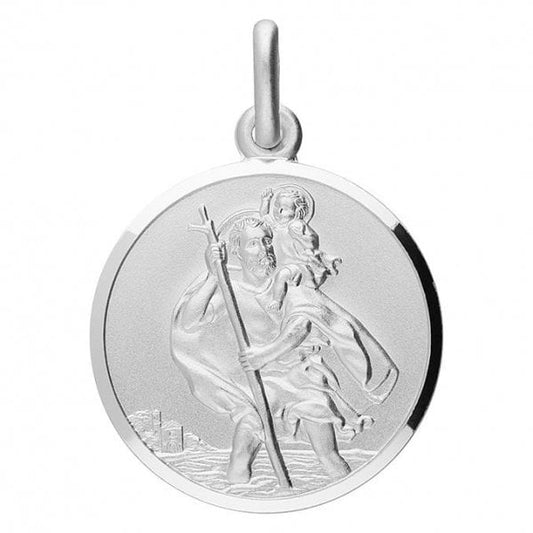 Sterling Silver St Christopher 27mm