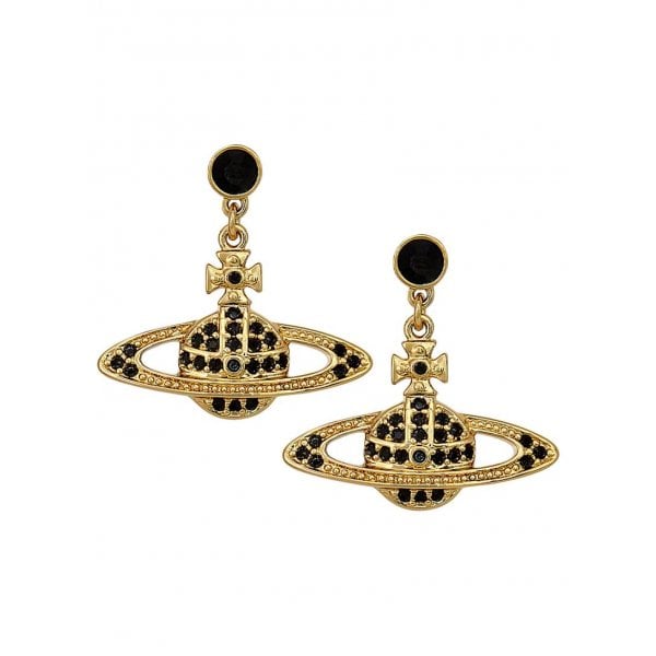 Messaline Gold Plated Drop Earrings