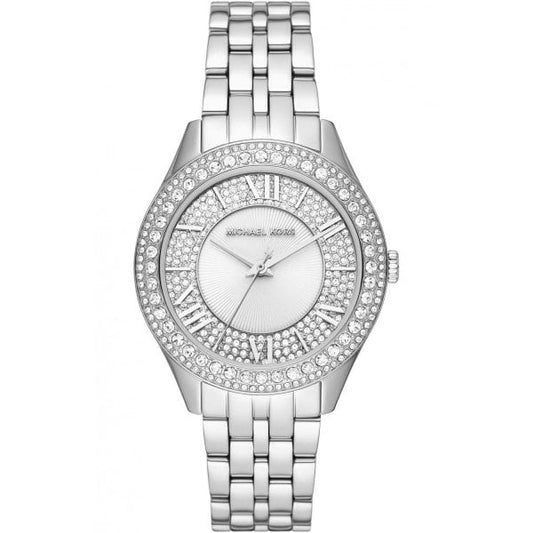 Harlowe Pavé Silver-Tone Watch