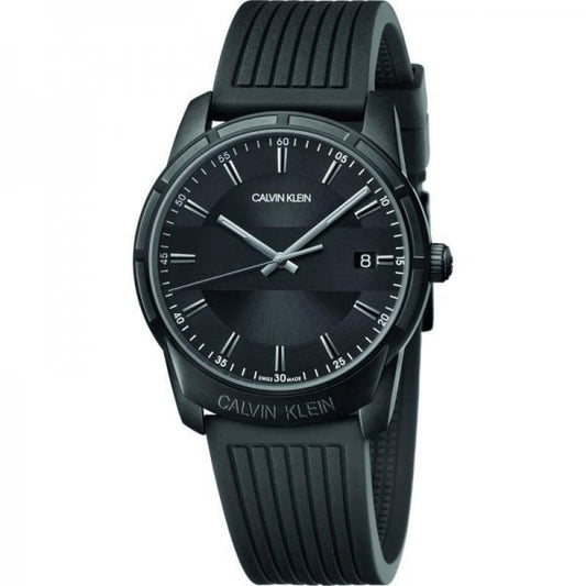 Evidence Men's Black Rubber 42mm Watch