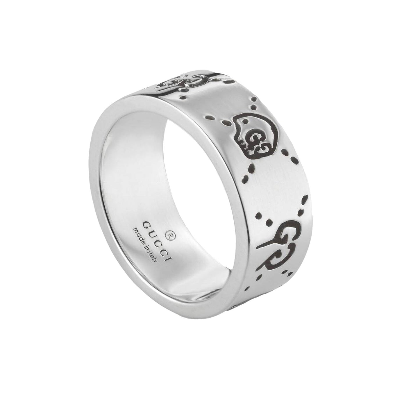 Silver Ghost 9mm Ring - Size 13 (UK SIZE M)