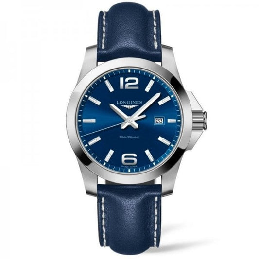 Longines Conquest Quartz Stainless Steel Men Watch
