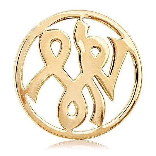 Courage Symbol Medium Gold Plated Coin