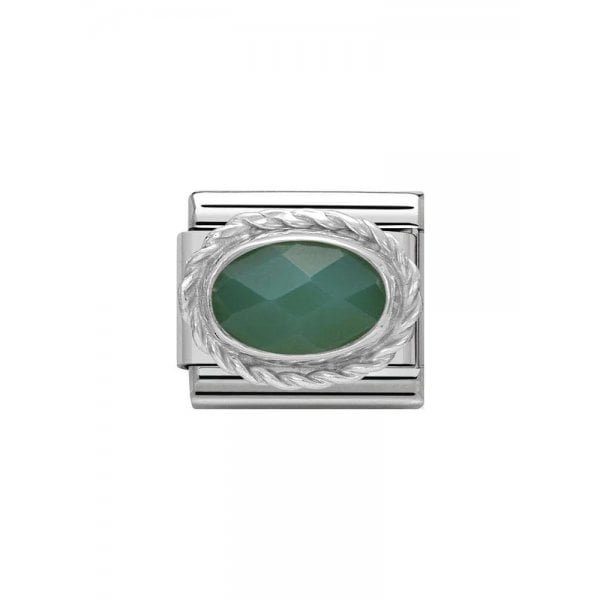 Faceted Green Agath