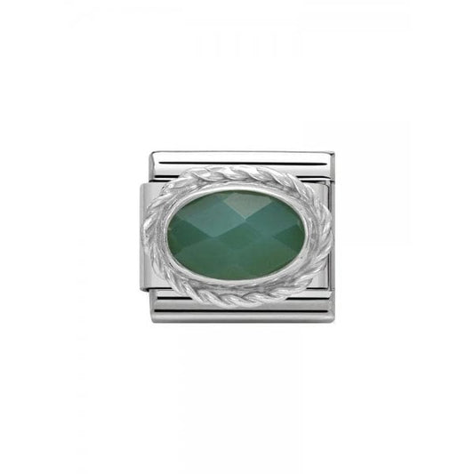 Faceted Green Agath