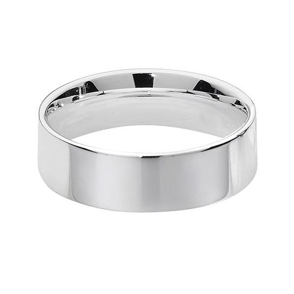 SILVER WEDDING RING SIZE V