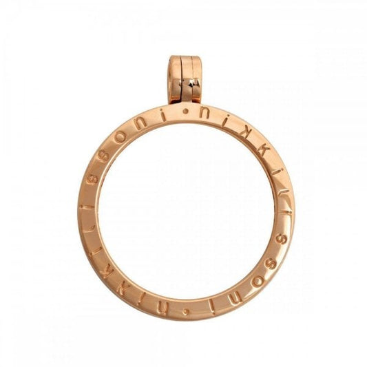Small Gold Plated Pendant/Coin Holder