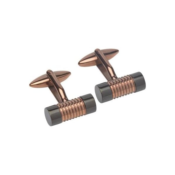 Gents Stainless Steel Cufflinks with IP Plating