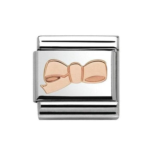 Rose Gold Bow Charm