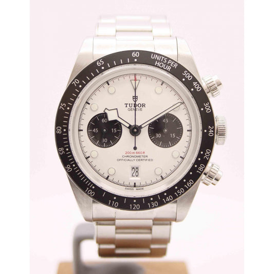 Men's Steel Black Bay Chrono