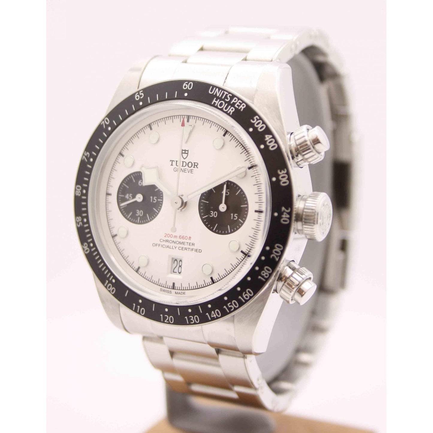 Men's Steel Black Bay Chrono