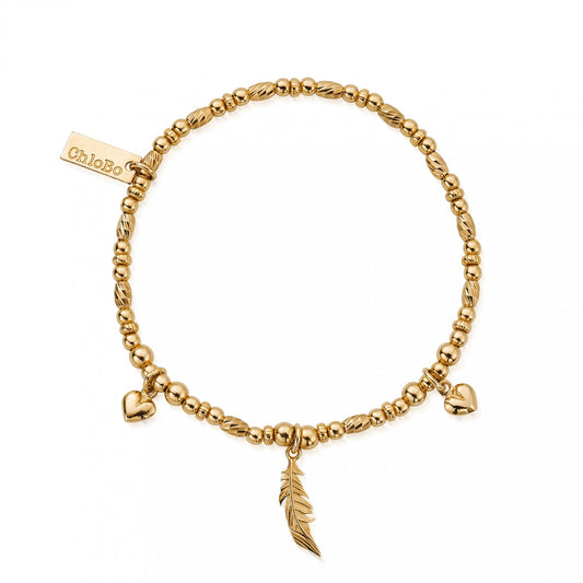 Gold Love & Courage Bracelet