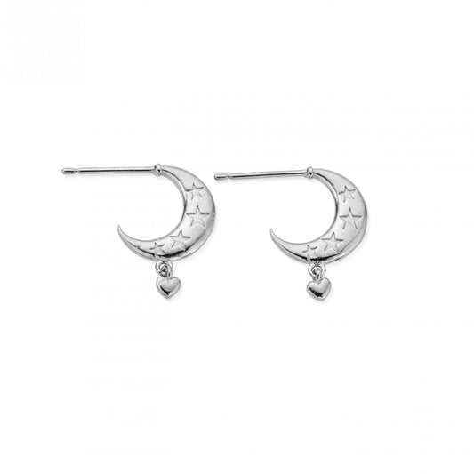 Love by the Moon Huggie Hoops