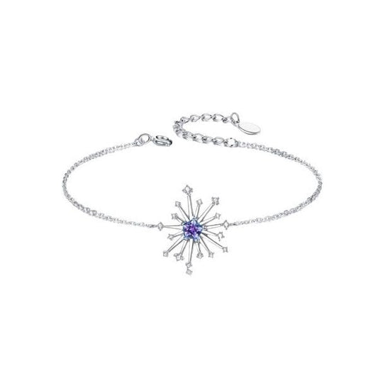 Carpe Diem Silver Crystal Sparkler Bracelet