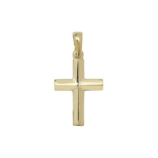 YELLOW GOLD CROSS PENDANT