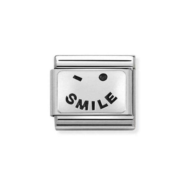 Silver Smile Charm