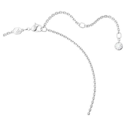 Disney Minnie Mouse pendant, White, Rhodium plated