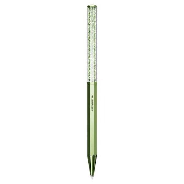 Crystalline ballpoint pen, Green, Green lacquered