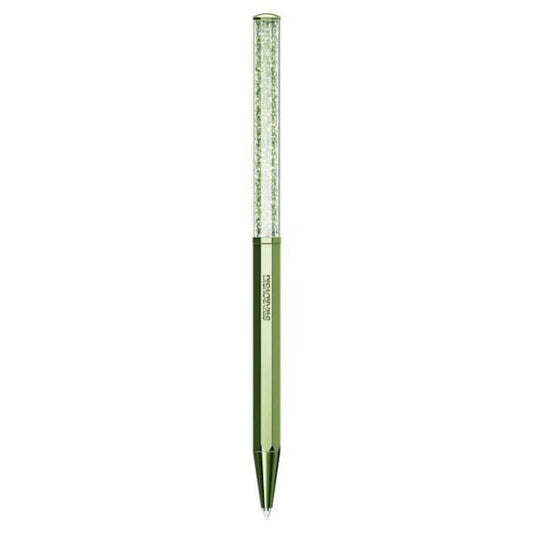 Crystalline ballpoint pen, Green, Green lacquered
