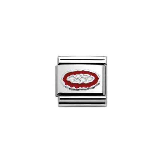 Silver Pizza Charm