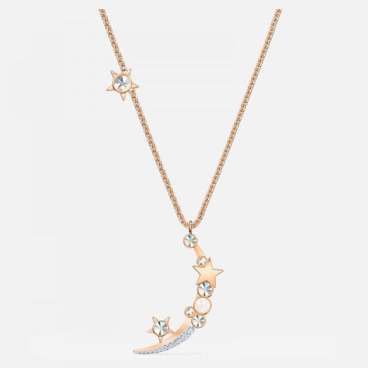 STARRY NIGHT:NECKLACE MOON DMUL/ROS