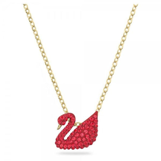 ICONIC SWAN:PEND RED INSI/GOS