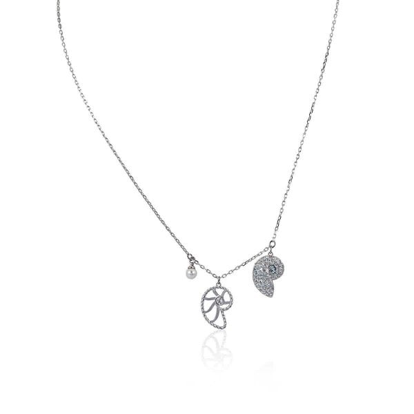SS SHELL:PENDANT NAUTILUS CRY/LAZO/RHS