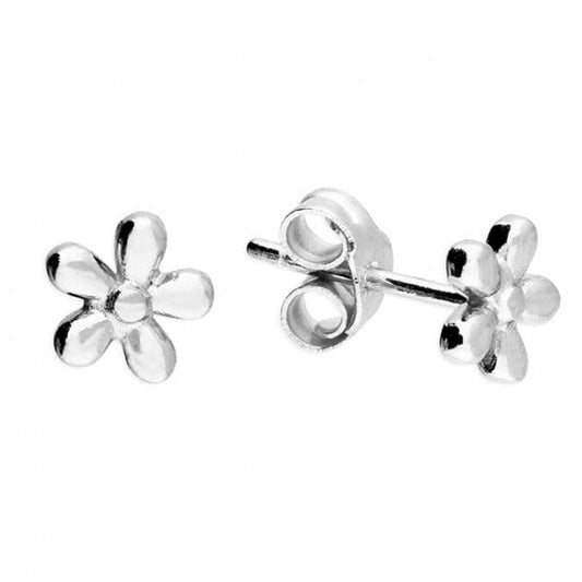 Sterling Silver 6mm Daisy Flower Studs