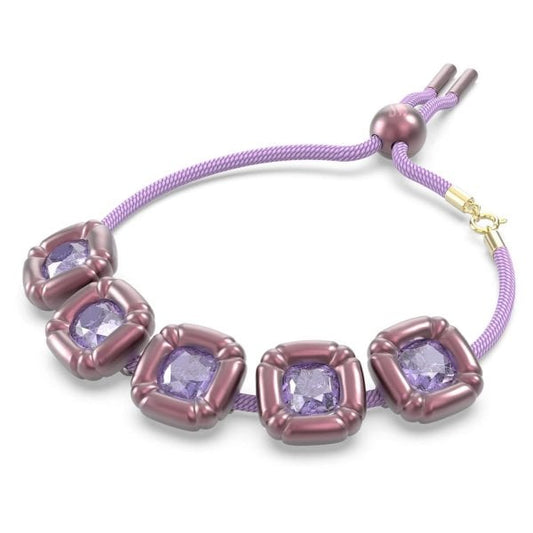 Dulcis bracelet, Cushion cut, Purple