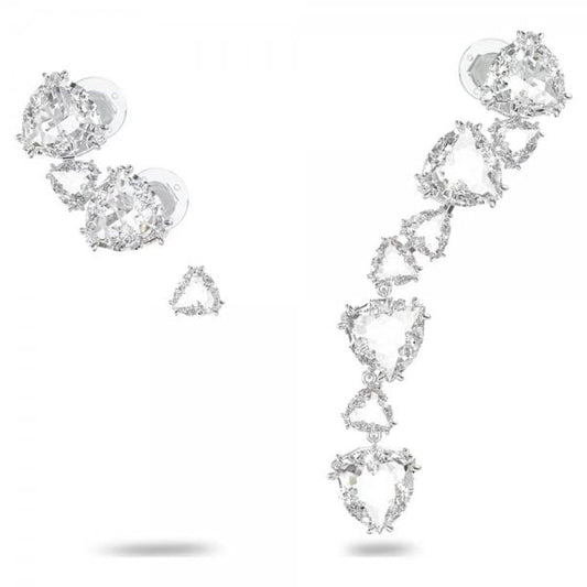 Swarovski Millenia Silver Single Ear Cuff