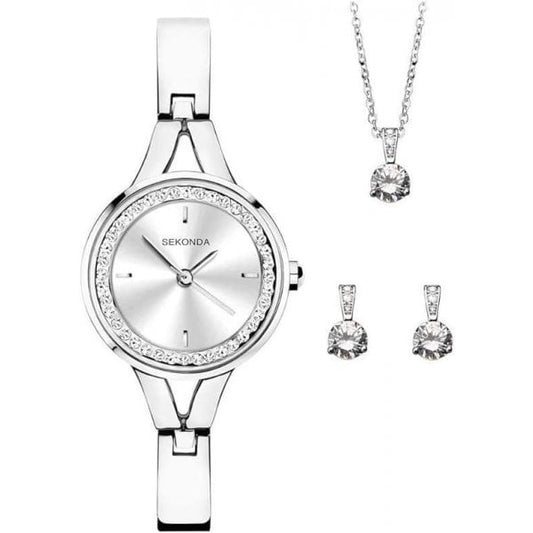 Ladies Watch and Jewellery Gift Set