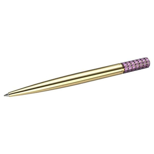 Ballpoint pen, Purple, Gold-tone plated