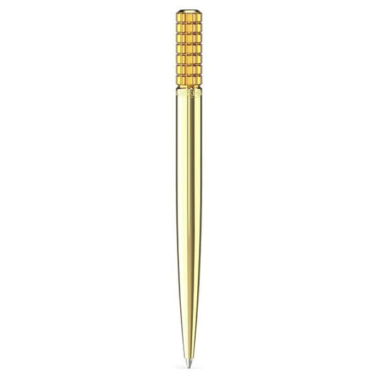 Ballpoint pen, Yellow, Gold-tone plated