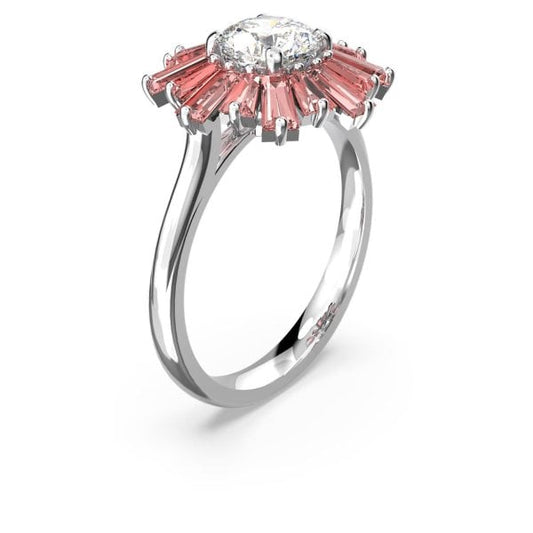 Sunshine ring, Mixed cuts, Sun, Pink, S58