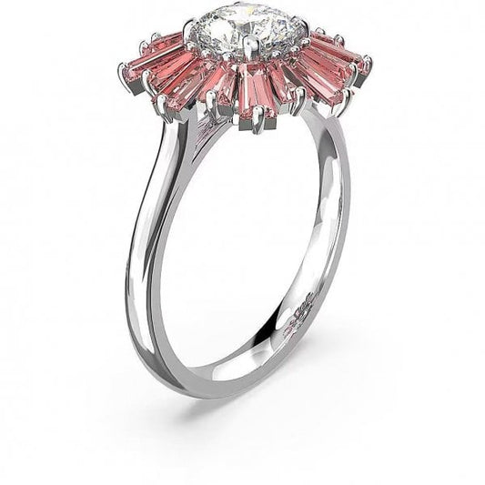 Sunshine ring, Mixed cuts, Sun, Pink, S52
