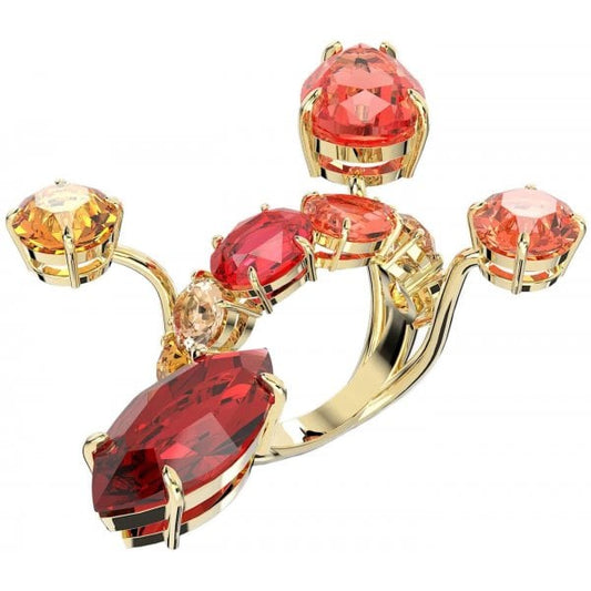 Gema ring Multicolored, Gold-tone plated S52