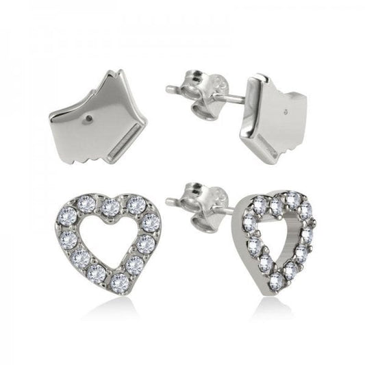 Silver Earring Set