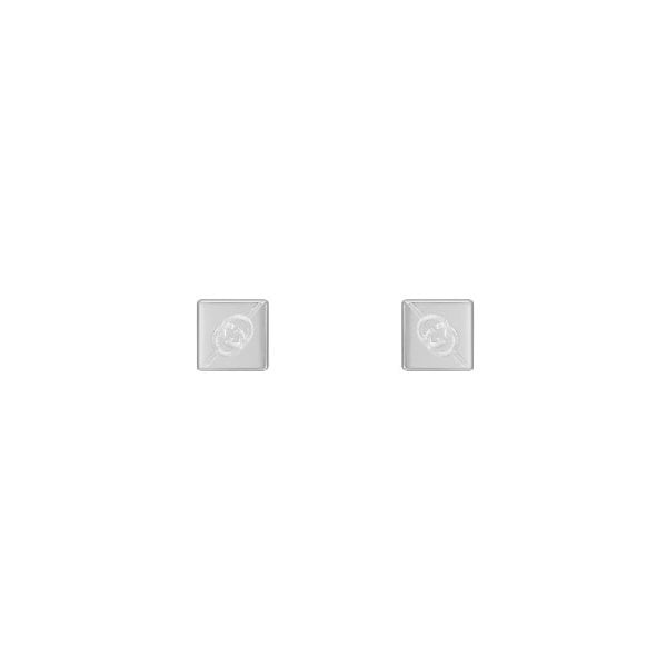 Gucci Tag Stud Earrings