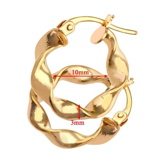 Yellow Gold Earrings