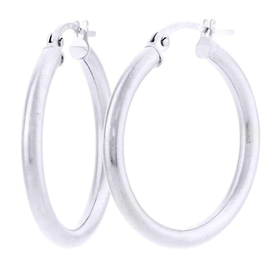 White Gold Earrings