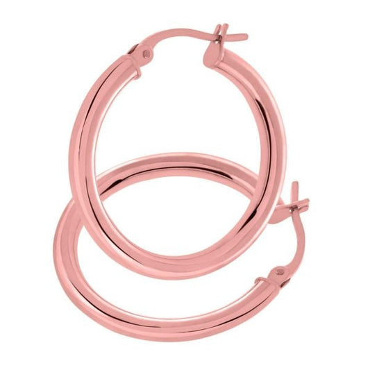 Rose Gold Hoop Earrings