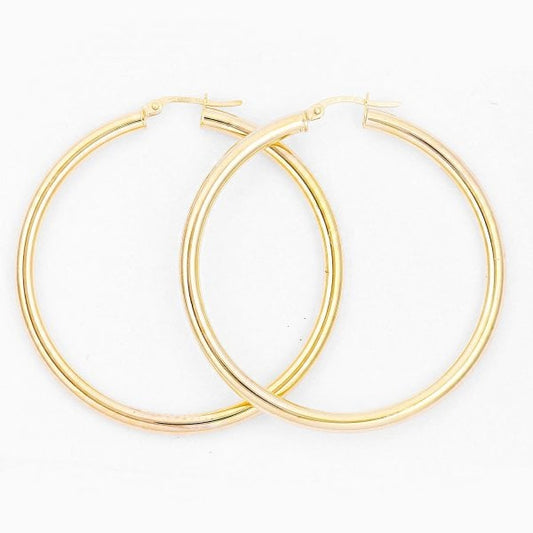 Yellow Gold Hoop Earrings