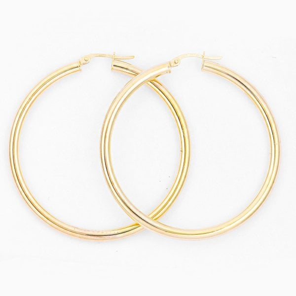 Yellow Gold Hoop Earrings