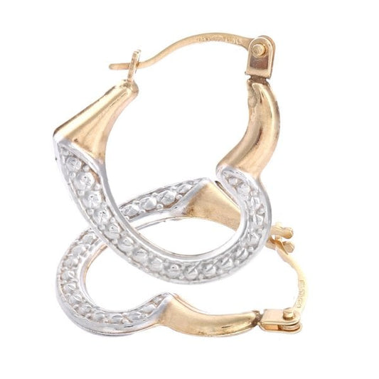 Yellow & White Gold Earrings